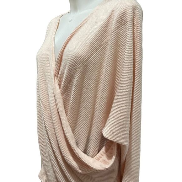Free People Cozy With You Drape Oversized Pullover‎ in Champagne Toast sz medium - Picture 5 of 9